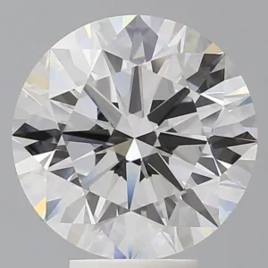 5.54 Carat Round F VVS2 Lab Diamond