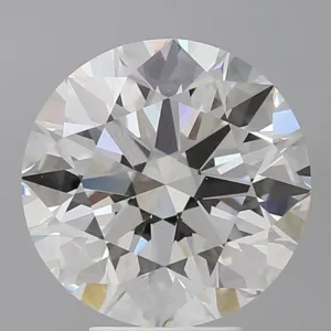 5.54 Carat Round F VVS2 Lab Diamond