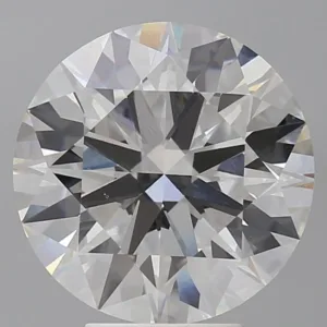 5.54 Carat Round F VVS2 Lab Diamond