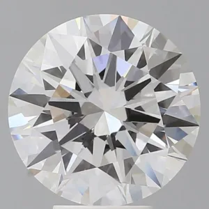 5.55 Carat Round F VVS2 Lab Diamond