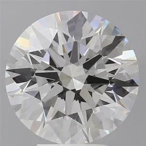 5.57 Carat Round F VVS2 Lab Diamond