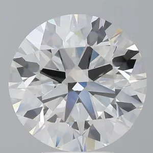 5.57 Carat Round F VVS2 Lab Diamond