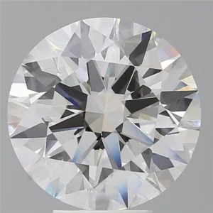 5.57 Carat Round F VVS2 Lab Diamond