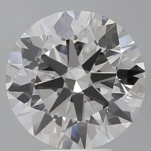 5.58 Carat Round F VVS2 Lab Diamond