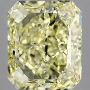 6.03 Carat Radiant Fancy Yellow SI2 Natural Diamond