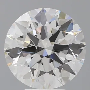 6.03 Carat Round F VVS2 Lab Diamond