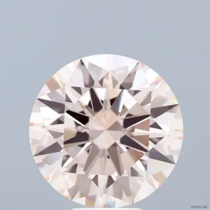 6.51 Carat Round Fancy Pink VVS2 Lab Diamond