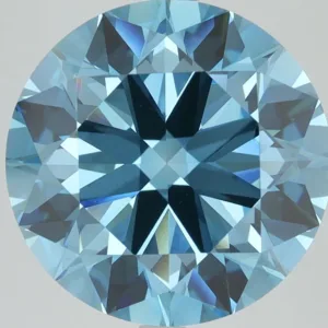 7 Carat Round Fancy Vivid Blue VS1 Lab Diamond