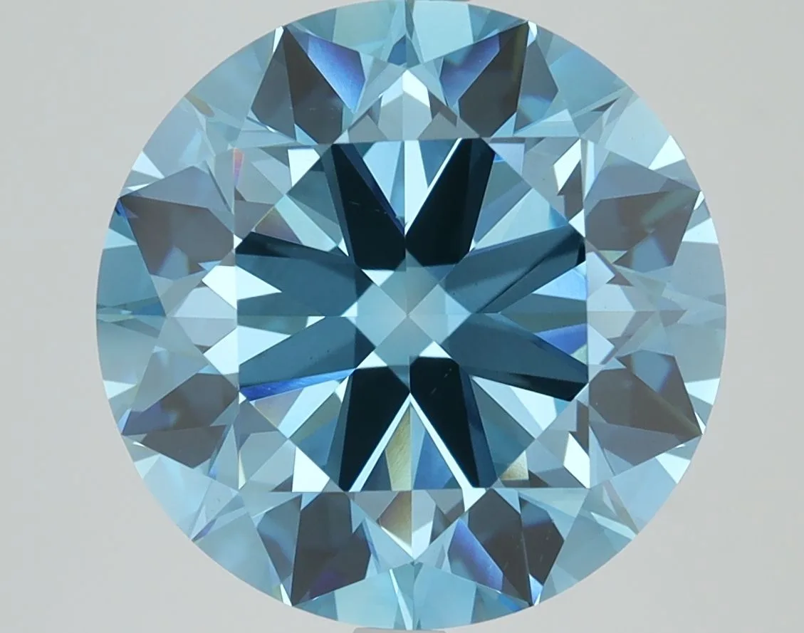 7 Carat Round Fancy Vivid Blue VS1 Lab Diamond 1 7 Carat Round Fancy Vivid Blue VS1 Lab Diamond
