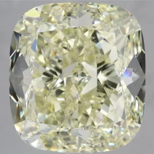 8.62 Carat Cushion Brilliant Fancy Light Yellow VS2 Natural Diamond