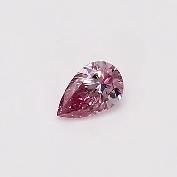 0.17 Carat Pear Pink VS2 Natural Diamond 1 0.17 Carat Pear Pink VS2 Natural Diamond