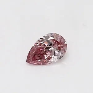 0.23 Carat Pear Fancy Pink SI1 Natural Diamond