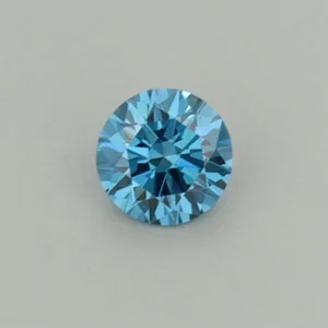 0.23 Carat Round Fancy Vivid Blue VS1 Lab Diamond