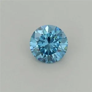 0.23 Carat Round Fancy Vivid Blue VS2 Lab Diamond