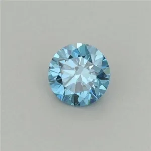 0.23 Carat Round Fancy Vivid Blue VS2 Lab Diamond