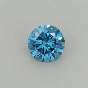 0.23 Carat Round Fancy Vivid Blue VS2 Lab Diamond