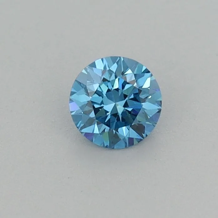 0.25 Carat Round Fancy Vivid Blue VS1 Lab Diamond 1 0.25 Carat Round Fancy Vivid Blue VS1 Lab Diamond