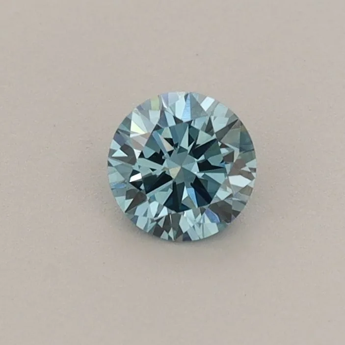 0.25 Carat Round Fancy Vivid Blue VS1 Lab Diamond 1 0.25 Carat Round Fancy Vivid Blue VS1 Lab Diamond