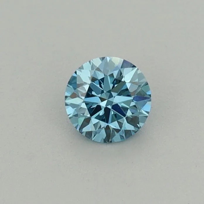 0.25 Carat Round Fancy Vivid Blue VS1 Lab Diamond 1 0.25 Carat Round Fancy Vivid Blue VS1 Lab Diamond