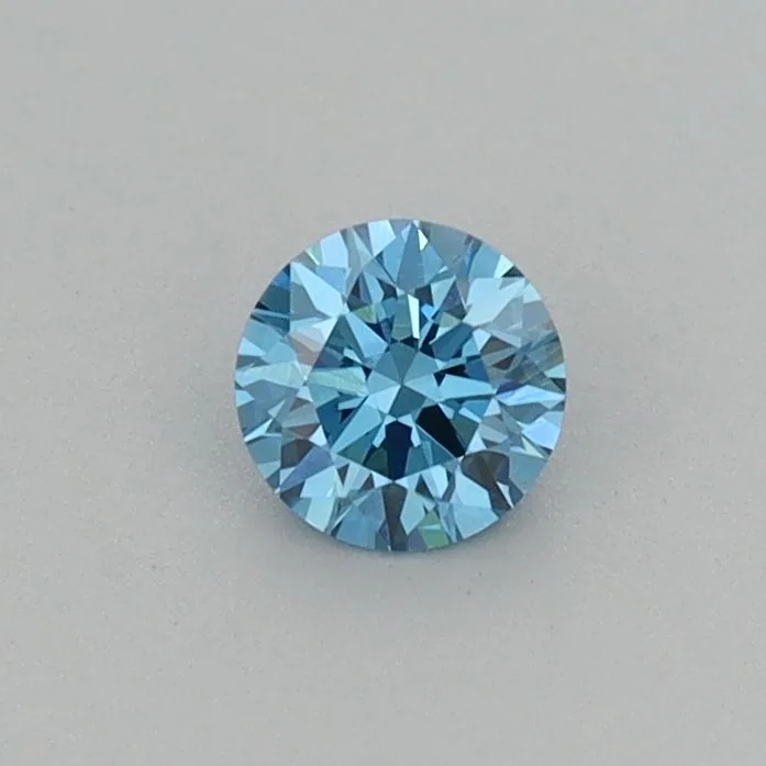 0.25 Carat Round Fancy Vivid Blue VS1 Lab Diamond 1 0.25 Carat Round Fancy Vivid Blue VS1 Lab Diamond
