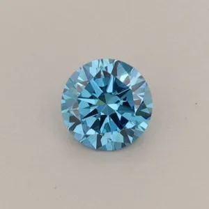 0.27 Carat Round Fancy Vivid Blue VS1 Lab Diamond
