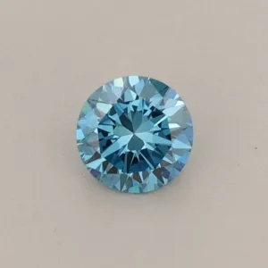 0.28 Carat Round Fancy Vivid Blue VS1 Lab Diamond