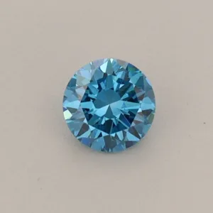 0.28 Carat Round Fancy Vivid Blue VS1 Lab Diamond