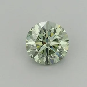 0.43 Carat Round Fancy Vivid Green VS1 Lab Diamond