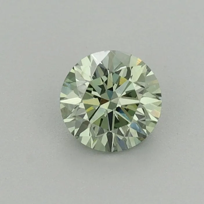 0.43 Carat Round Fancy Vivid Green VS1 Lab Diamond 1 0.43 Carat Round Fancy Vivid Green VS1 Lab Diamond