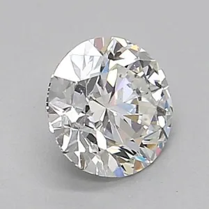 0.52 Carat Round F VS2 Natural Diamond