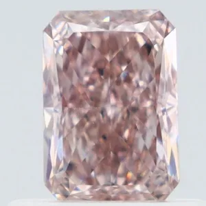 0.61 Carat Radiant Fancy Brown VS2 Natural Diamond