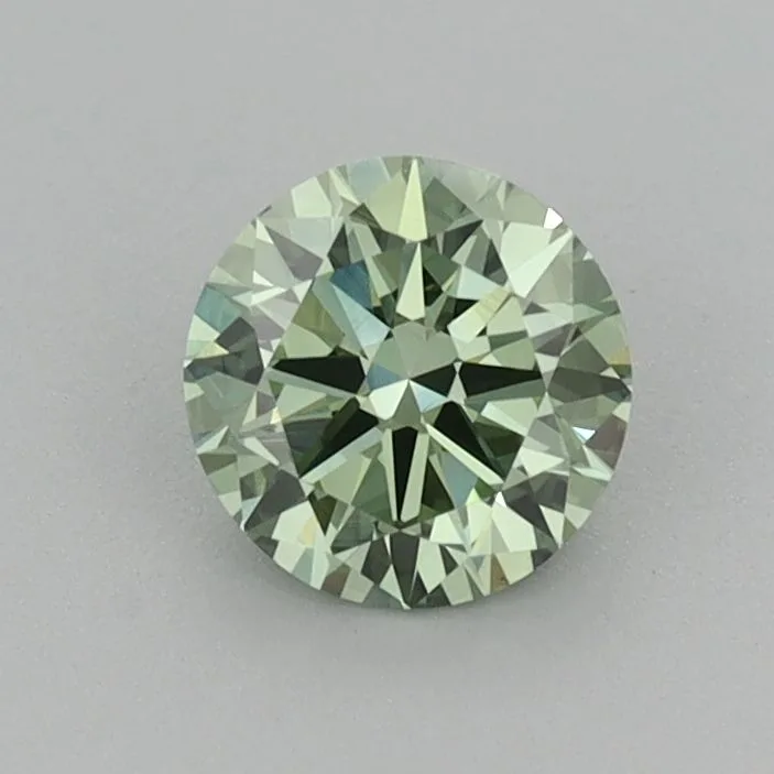 0.62 Carat Round Fancy Vivid Green VS1 Lab Diamond 1 0.62 Carat Round Fancy Vivid Green VS1 Lab Diamond