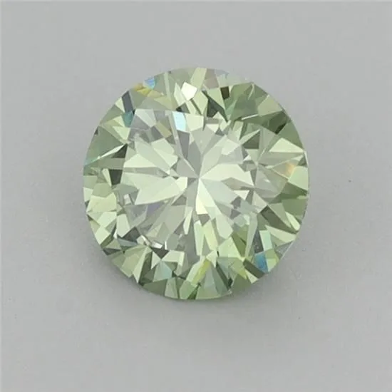 0.68 Carat Round Fancy Vivid Green VS2 Lab Diamond 1 0.68 Carat Round Fancy Vivid Green VS2 Lab Diamond