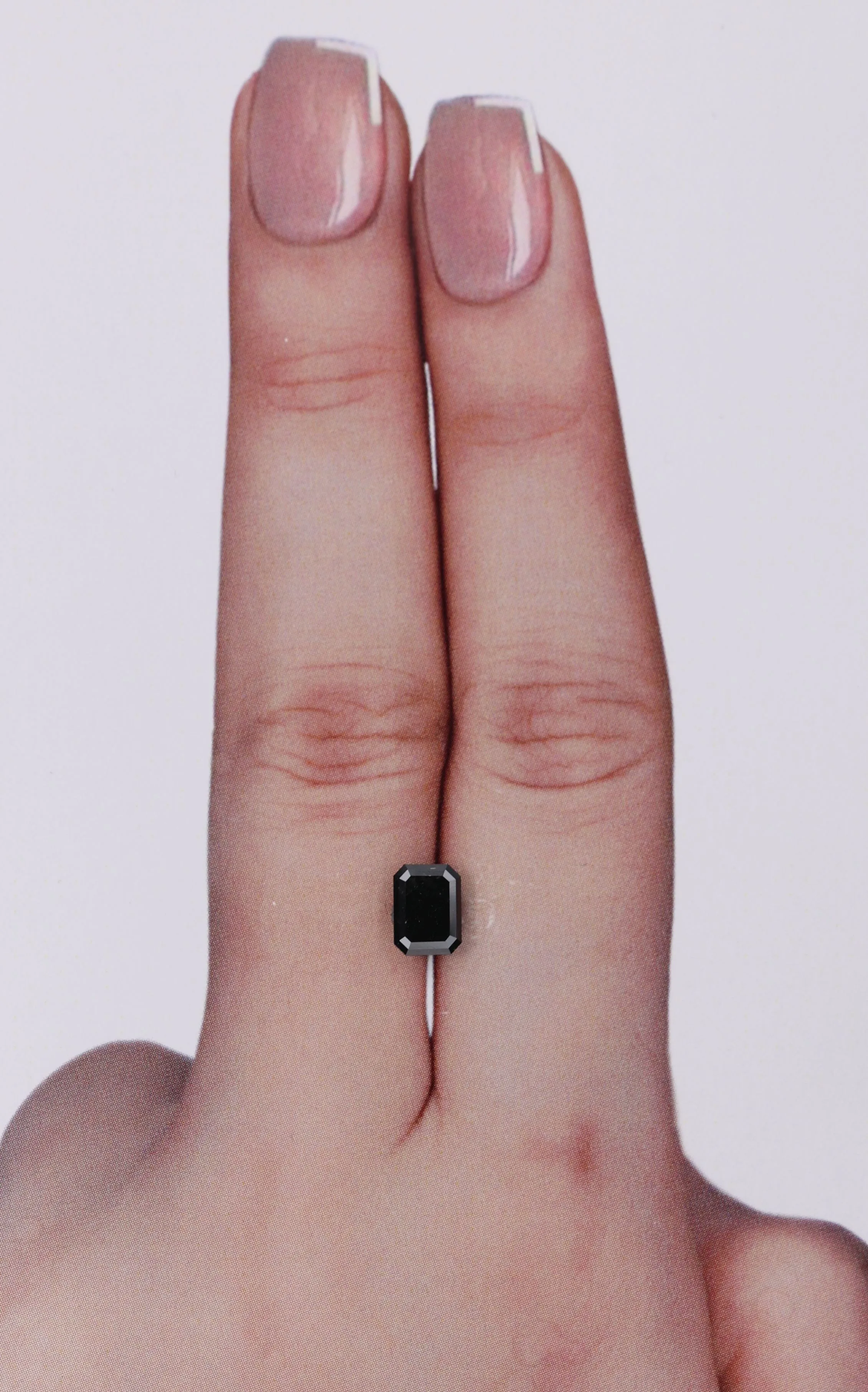 0.69 Carat Emerald Black Natural Diamond 1 0.69 Carat Emerald Black Natural Diamond