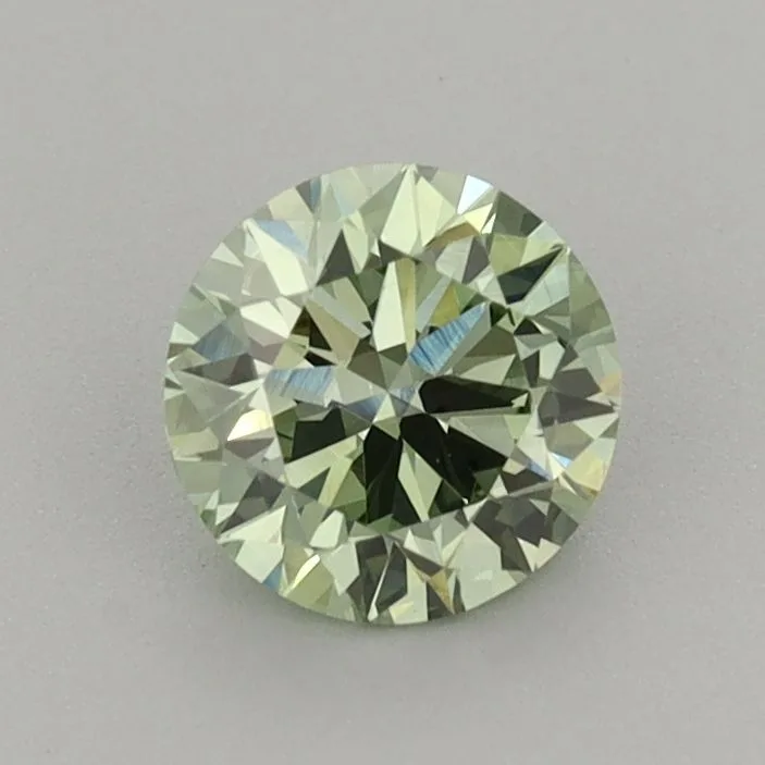 0.71 Carat Round Fancy Vivid Green VS1 Lab Diamond 1 0.71 Carat Round Fancy Vivid Green VS1 Lab Diamond