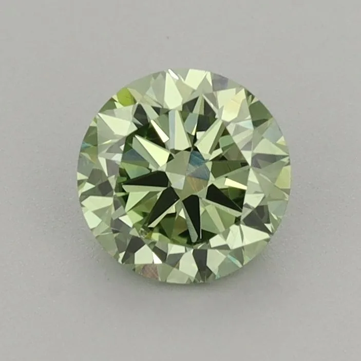 0.72 Carat Round Fancy Vivid Green VS1 Lab Diamond 1 0.72 Carat Round Fancy Vivid Green VS1 Lab Diamond