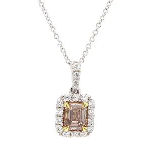 0.73 Carat Emerald Fancy Brown I1 Natural Diamond