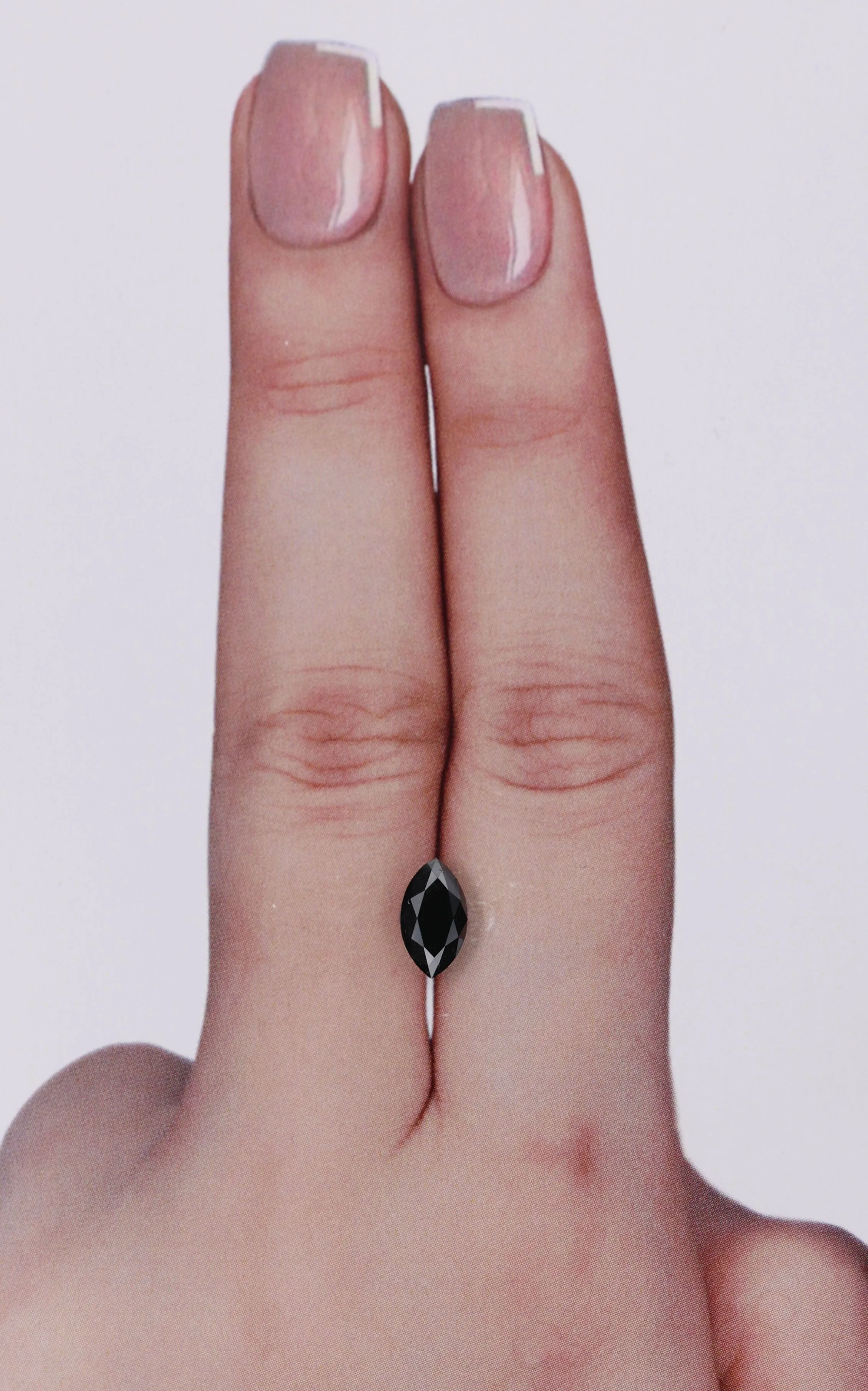 0.73 Carat Marquise Black Natural Diamond 1 0.73 Carat Marquise Black Natural Diamond