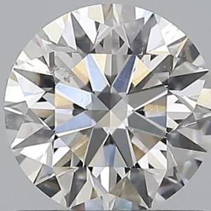 0.76 Carat Round F SI2 Natural Diamond