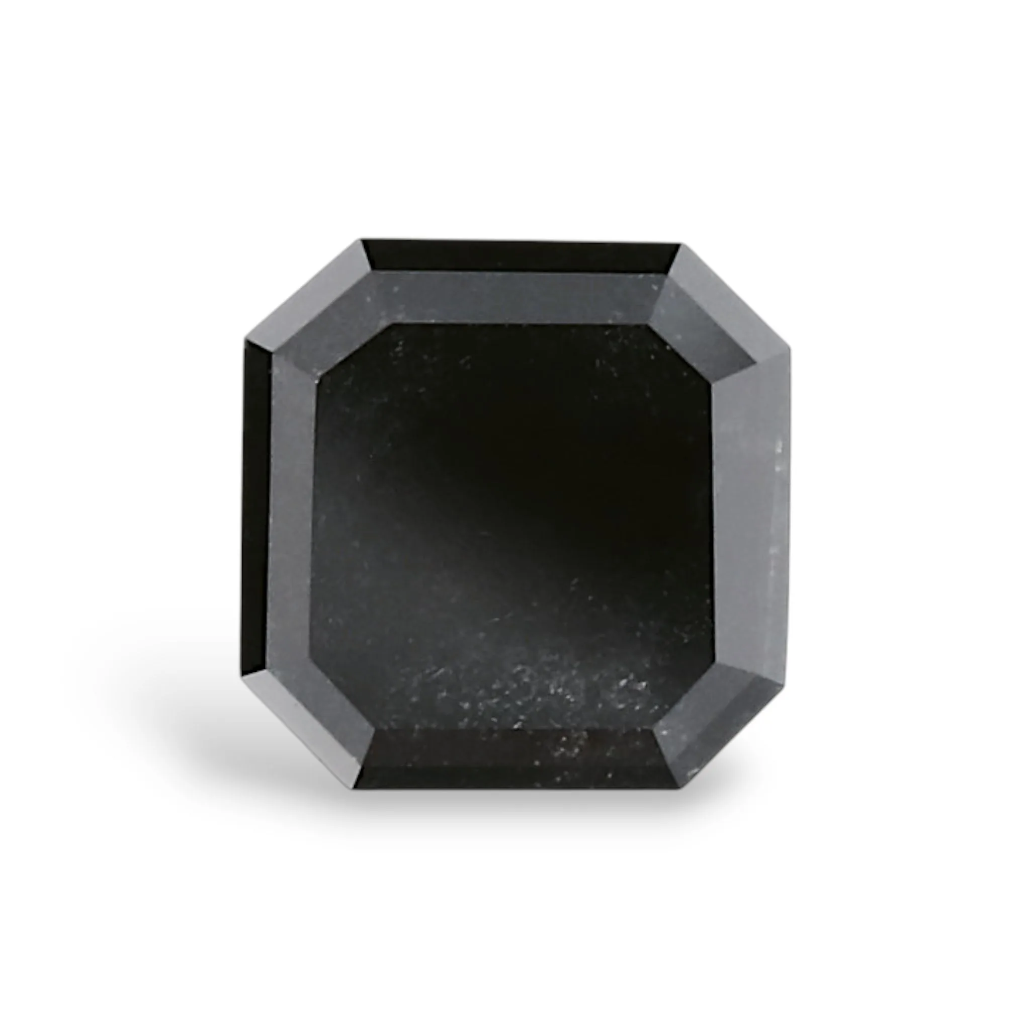 0.86 Carat Square Emerald Fancy Black VVS2 Natural Diamond 1 0.86 Carat Square Emerald Fancy Black VVS2 Natural Diamond