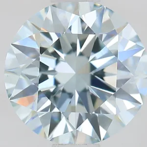 1 Carat Round Fancy Light Blue VS1 Lab Diamond