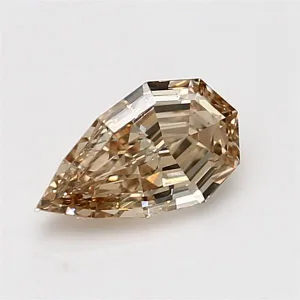 1.01 Carat Kite Fancy Light Brown VS2 Natural Diamond