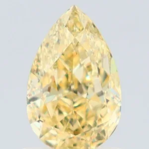 1.01 Carat Pear Fancy Yellow VS2 Natural Diamond