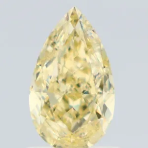 1.01 Carat Pear Fancy Yellow VS2 Natural Diamond