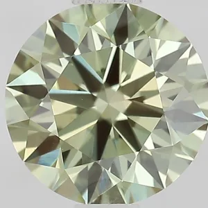 1.01 Carat Round Fancy Vivid Green VS1 Lab Diamond