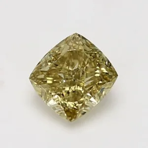 1.03 Carat Cushion Modified Yellow VS2 Natural Diamond