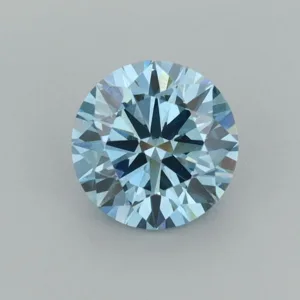 1.03 Carat Round Fancy Vivid Blue VS1 Lab Diamond