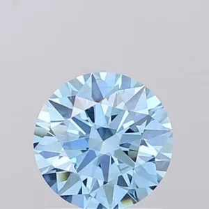 1.04 Carat Round Fancy Vivid Blue VS2 Lab Diamond