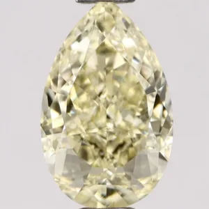 1.05 Carat Pear Fancy Yellow VS2 Natural Diamond