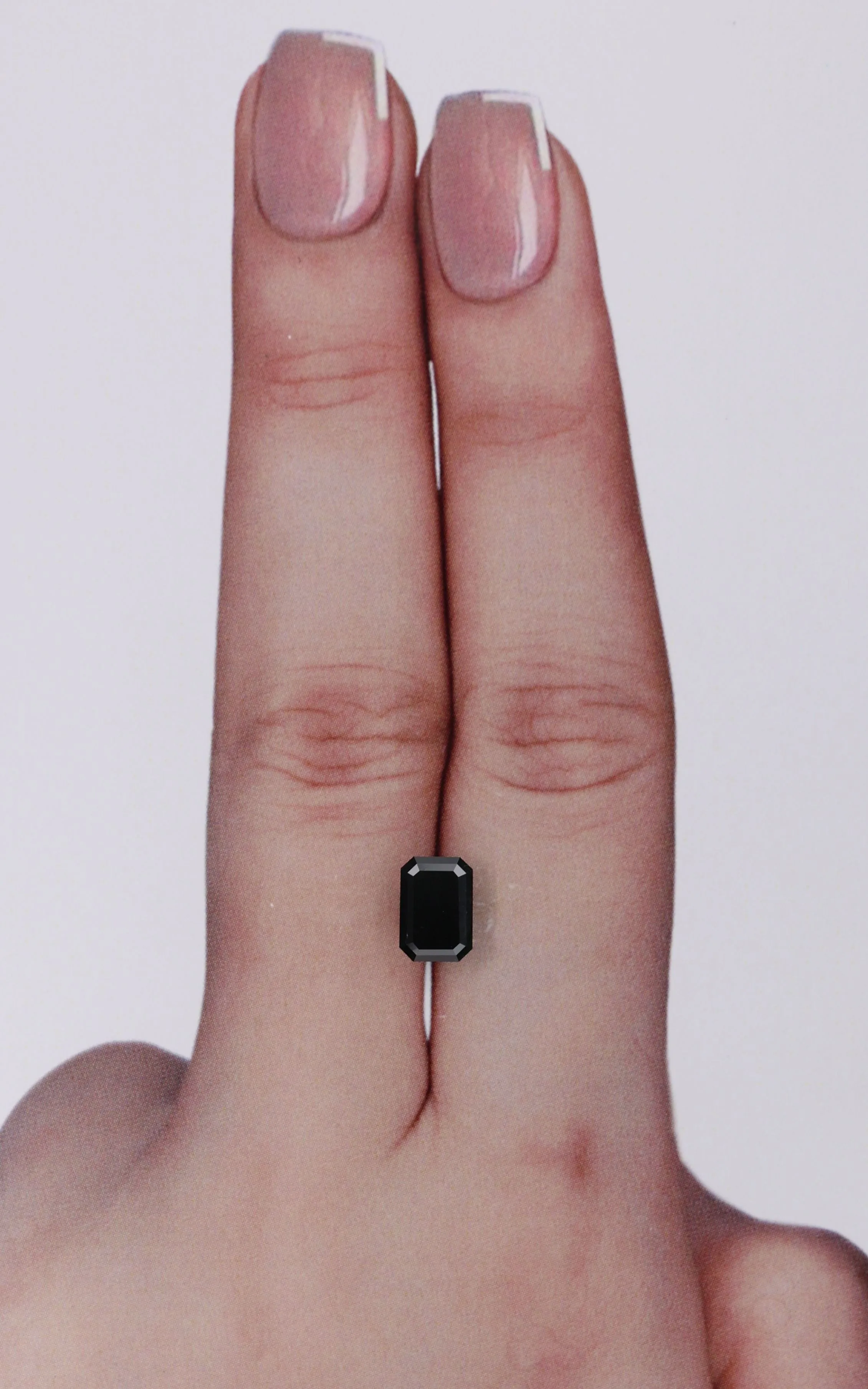 1.08 Carat Emerald Black Natural Diamond 1 1.08 Carat Emerald Black Natural Diamond